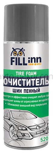 FL063 FILL INN Очиститель шин пенный, 520мл (аэрозоль)   071063