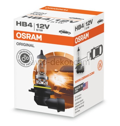 Автолампа HB4/9006 (51) P22d 12V OSRAM O-9006. 100599