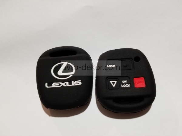 Чехол для ключа силиконовый LEXUS 5 кнопок  11764