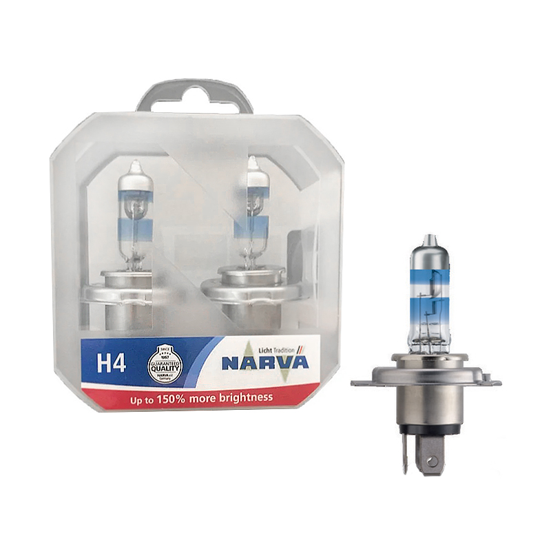 Автолампа Narva H4 (60/55) P43t-38+150% RANGE POWER (2шт) N-48069RP2  12548