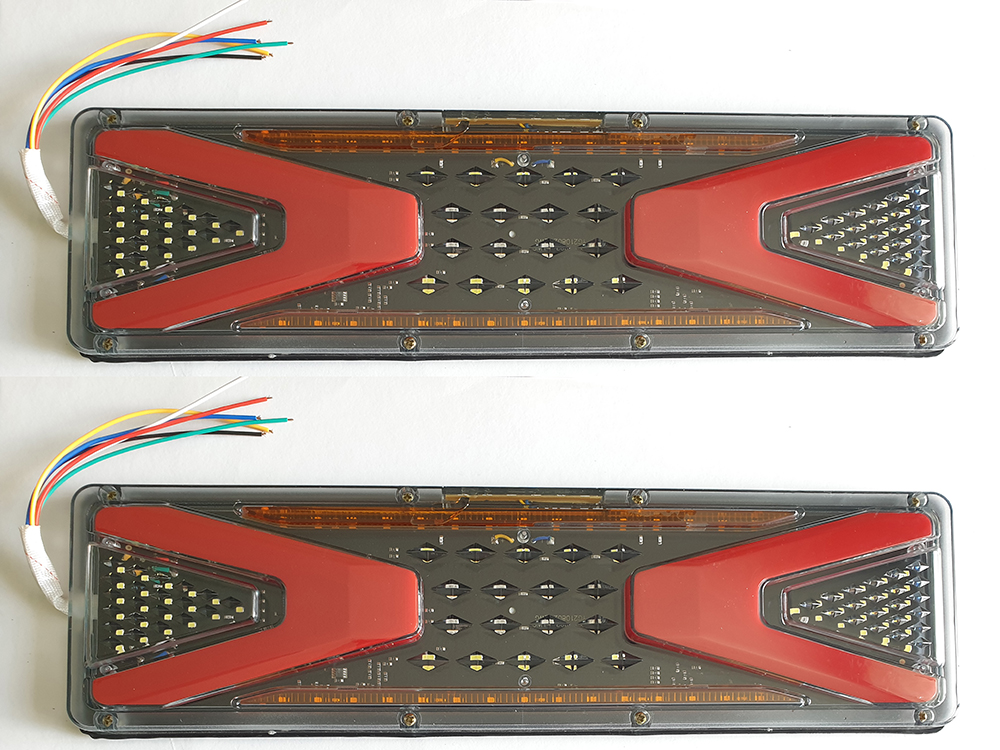 Задние фонари универсальные W0006 (2шт)  12-24V (W0006)  12882