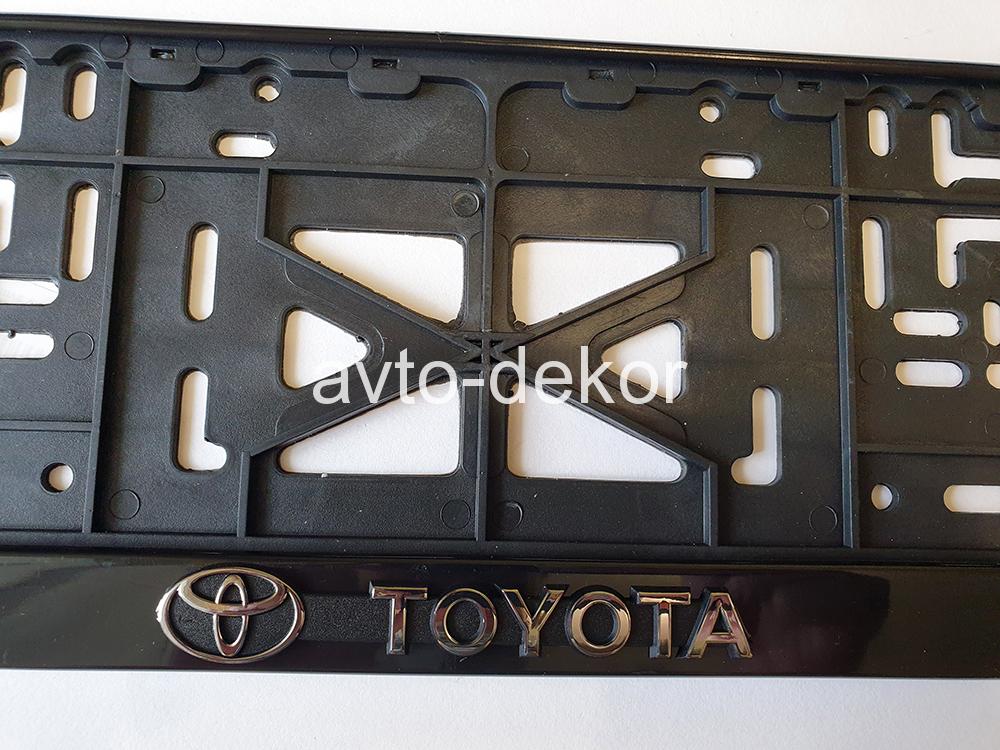 Рамка номера книжка Toyota RK22  13513