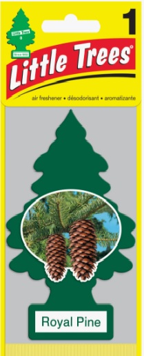 Ароматизатор Little Trees ёлочка (Royal Pine / Хвоя) U1P-10101-RUSS  13602