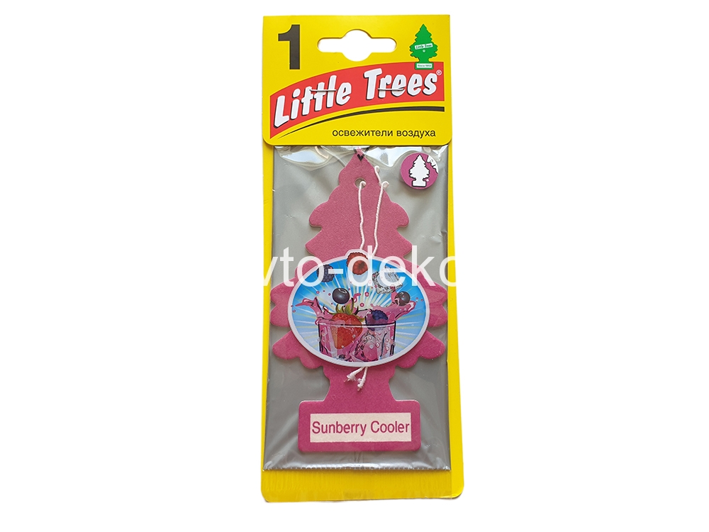 Ароматизатор Little Trees ёлочка (Sunberry cooler / Ягодный бриз) U1P-10323  13606