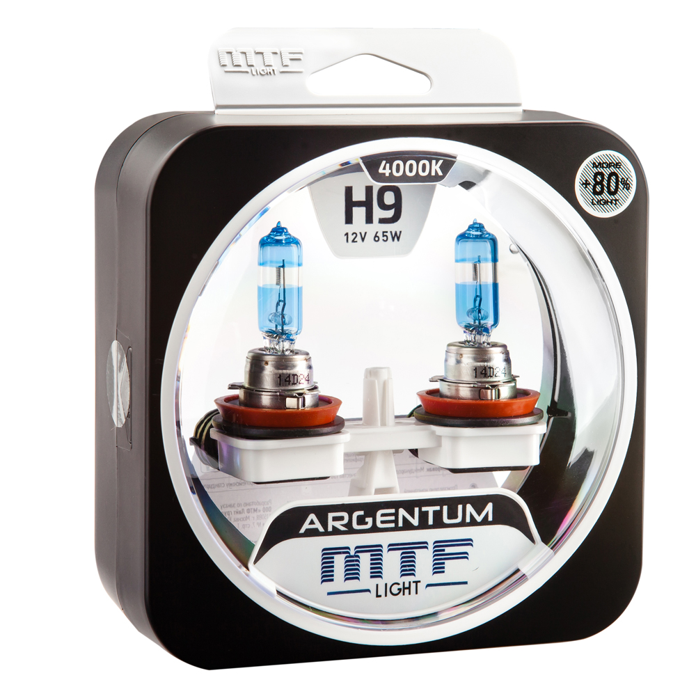 Набор ламп MTF H9 65w 12v Argentum +80%  13983