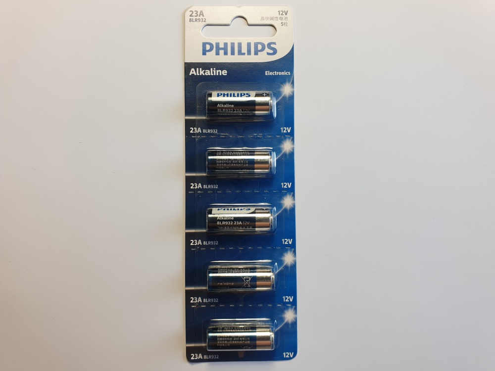 Батарейка Philips LR23A (5шт на блистере) 12V  14340 купить