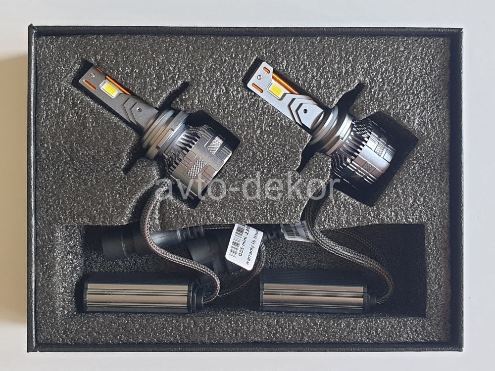 Светодиодные лампы головного света модель V85   HB4 4300K, 65w при запуске/50w рабочая мощность, с вентилятором (к-т 2шт)  AVTO-DEKOR  14514