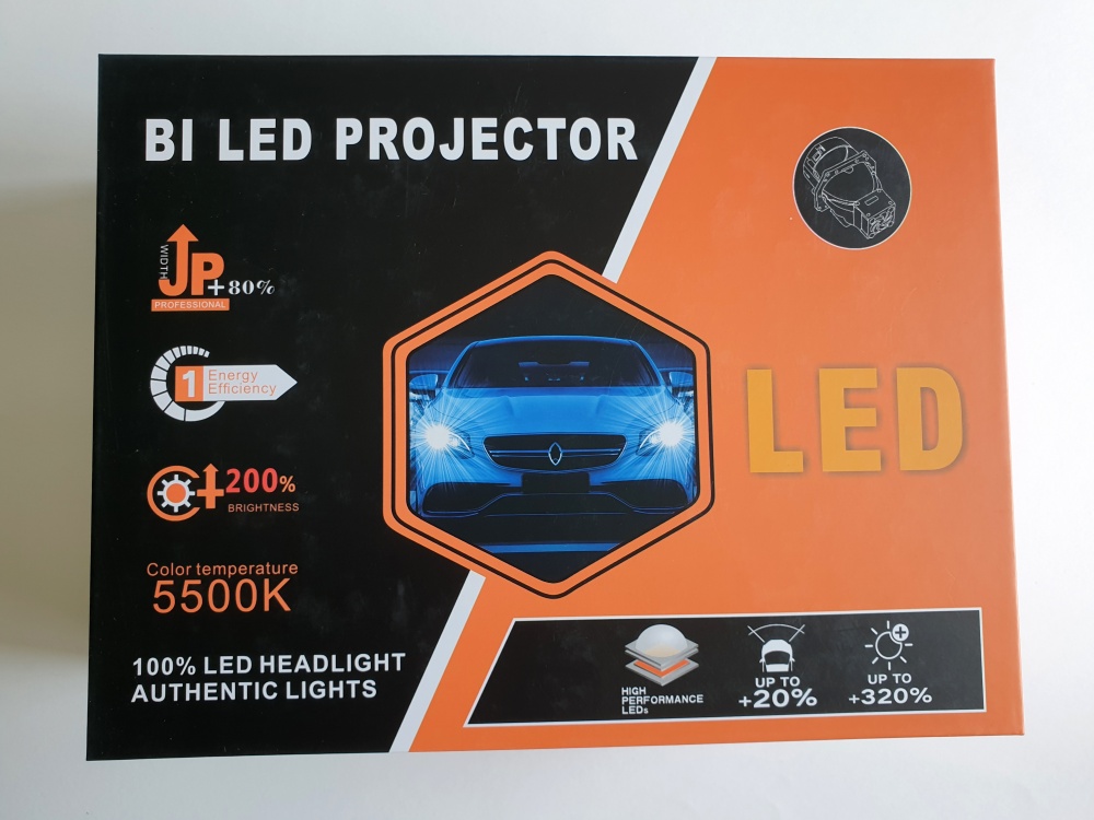 БИ-светодиодные линзы+Лазер MW-3 LASER LED BI-LENS 3 дюйма, 50/57/66W, 5500K, двойная линза поле:Американский стандарт узкой полосой, тихий вентилятор (2шт. к-т) 12v AVTO-DEKOR   15114, фото 2