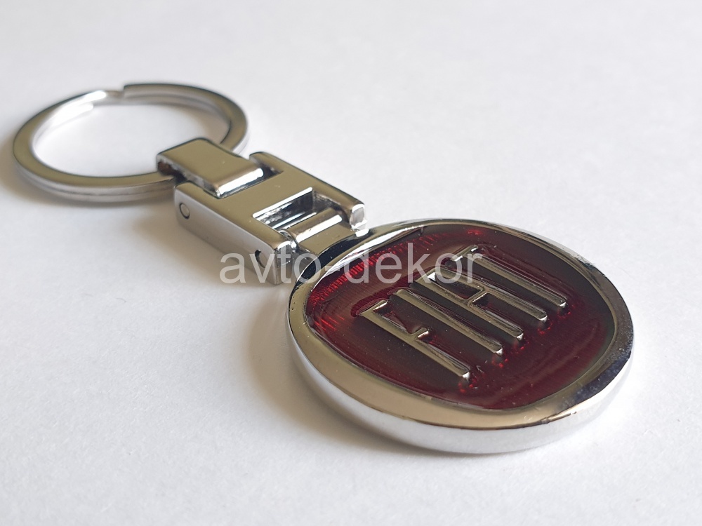 Брелок (06) FIAT красный металл 15184 купить