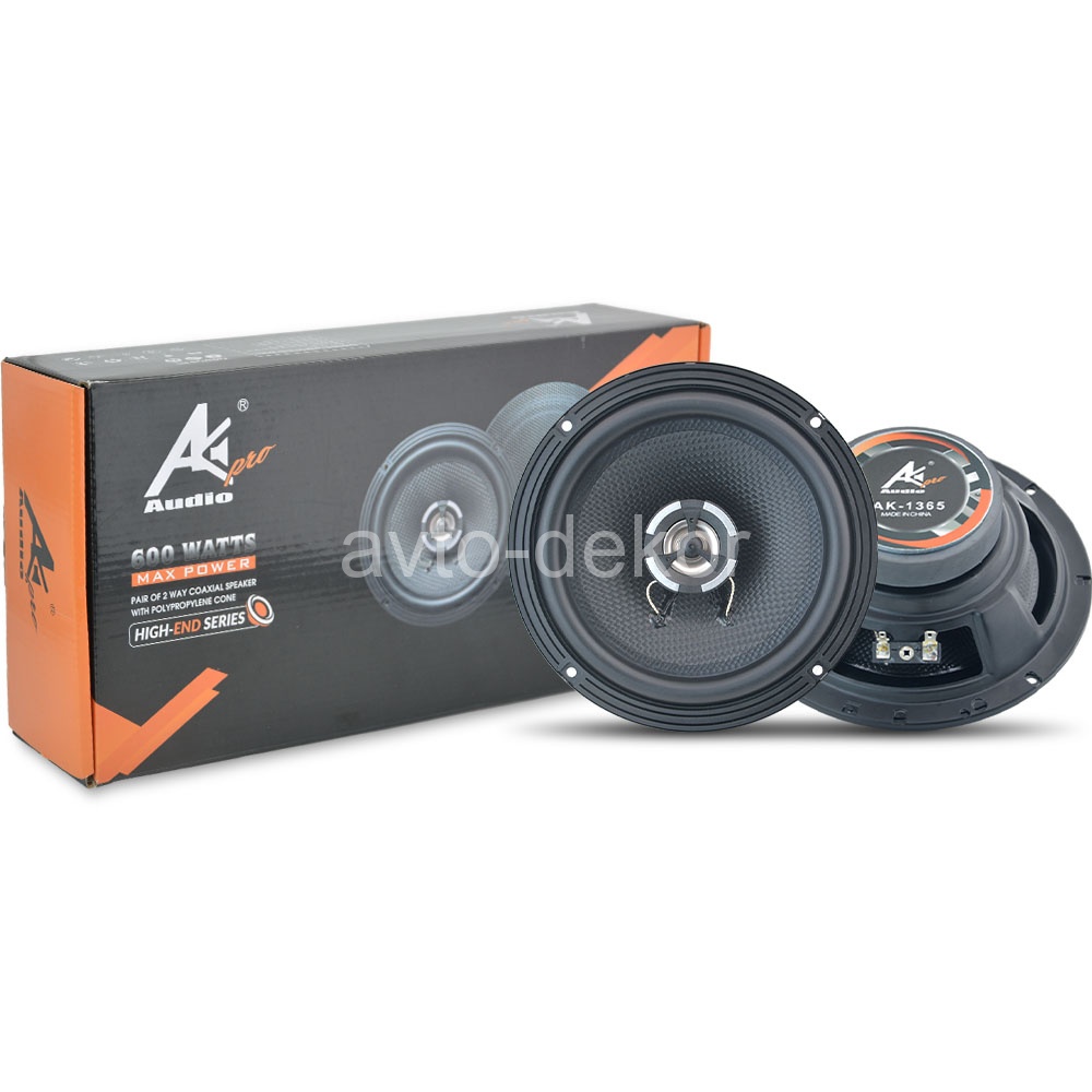 AKProAudio Акустика AK-1365 6,5 коаксиальная 2х полосная 60w, с сетками  15426