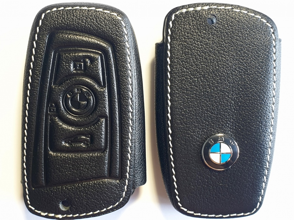 Чехол для ключа экокожа BMW  2 кнопки  15607