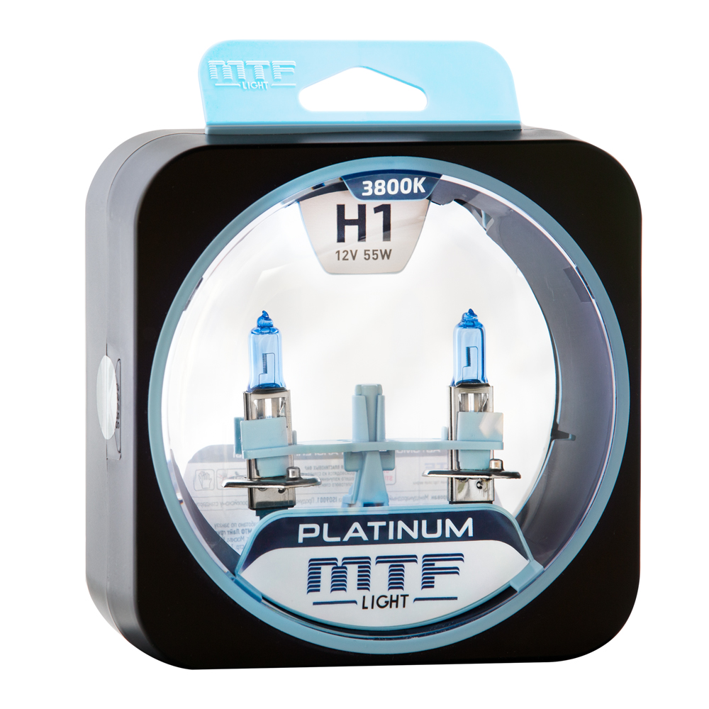 Набор ламп MTF H1 12v 55w Platinum  1805