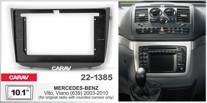 Купить 10.1-inch Рамка MERCEDES-BENZ Vito, Viano (639) 2003-2010 221385 в интернет-магазине