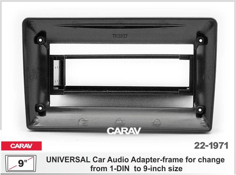 UNIVERSAL FRAME 1-DIN --> 9 Black  221971 купить