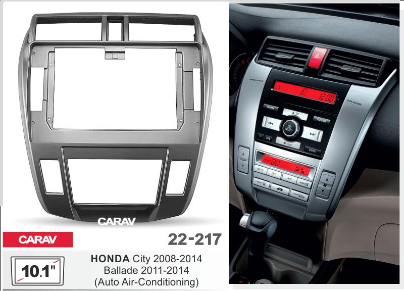 Купить 10.1-inch Рамка HONDA City 2008-14, Ballade 2011-14 (Auto Air-Condi 22217 в интернет-магазине