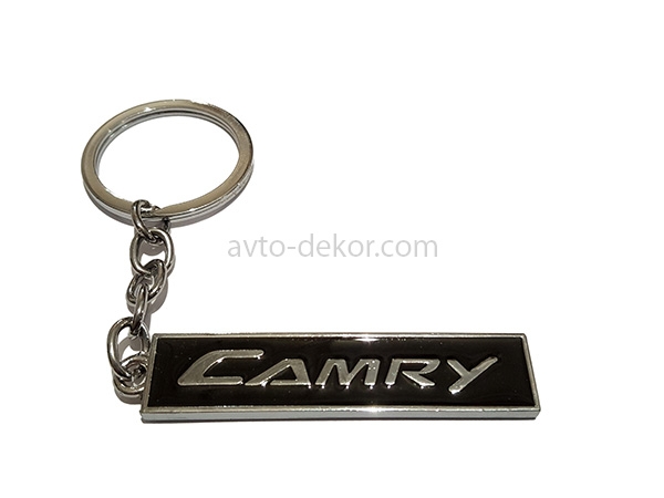 Брелок CAMRY хром+чёрный  2482