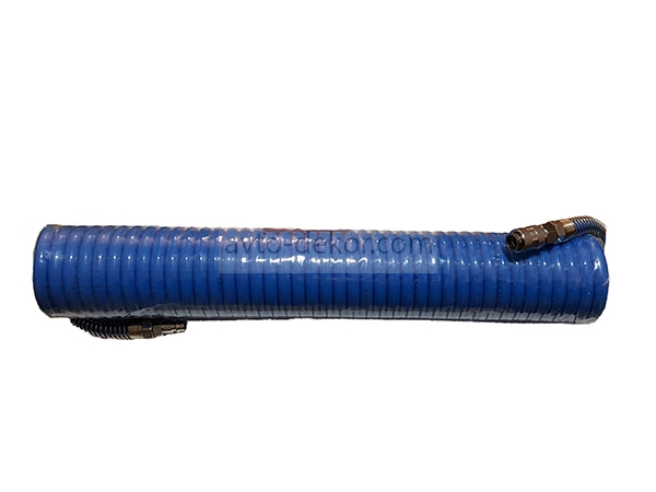 Шланг спиральный для пневмоинструмента 10м 5х8мм синий  3298