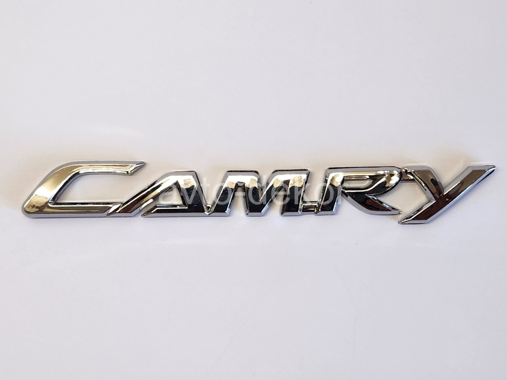 Шильдик на багажник CAMRY хром пластик 175*23мм  5980