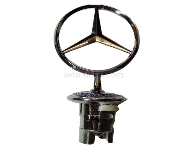 Звезда на капот MERCEDES d 43мм W124,W202,W208,W210 7519