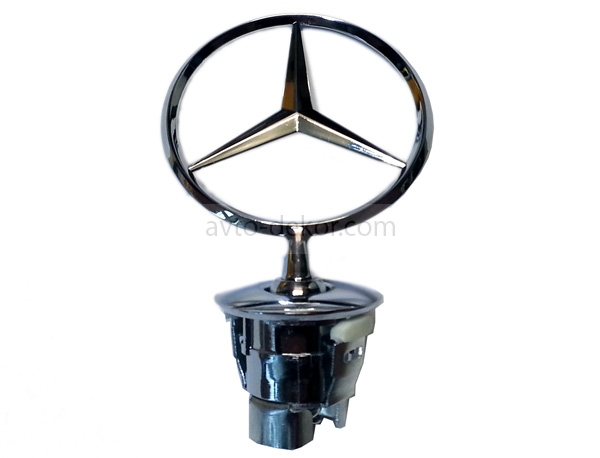 Звезда на капот MERCEDES d 43мм W140,W204,W221 7521