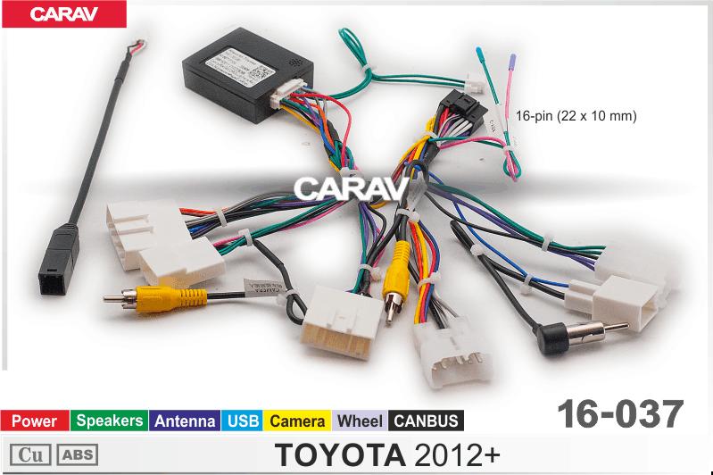 TOYOTA 2012+ (select models) Power+Speakers+Antenna+Wheel+Camera+USB+CANBUS HiWorld  816037 купить