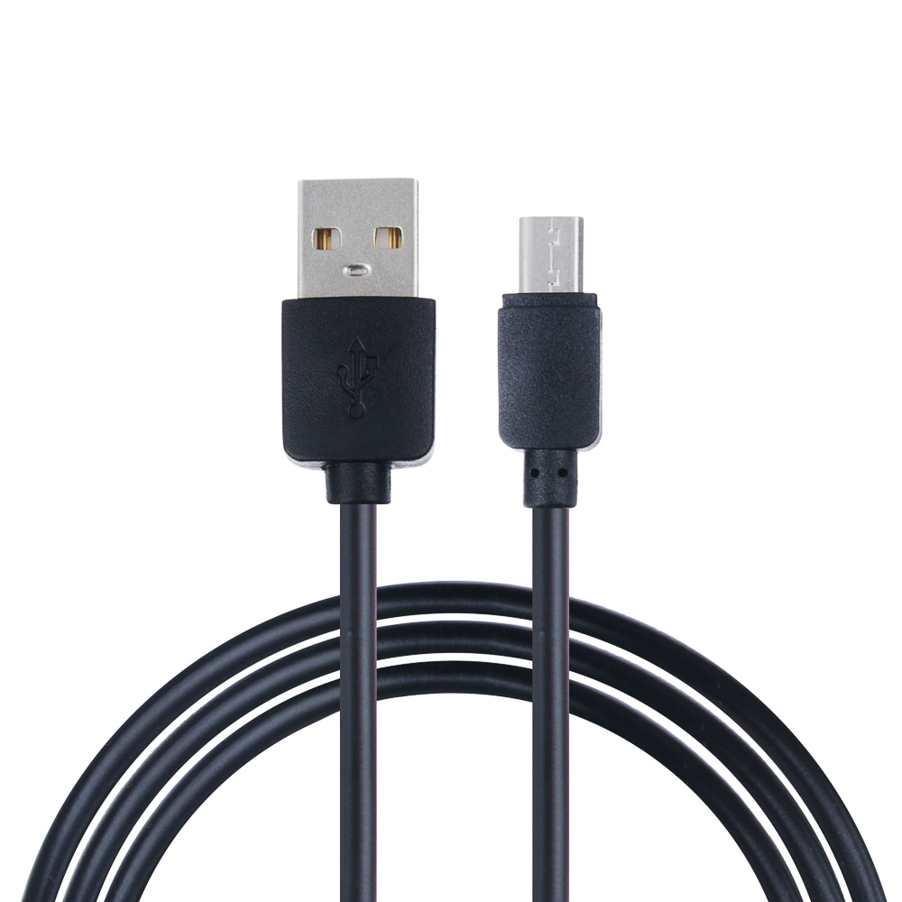 Кабель для зарядки Micro USB, Эконом, 0,8м, 1A, прорезиненный  916059