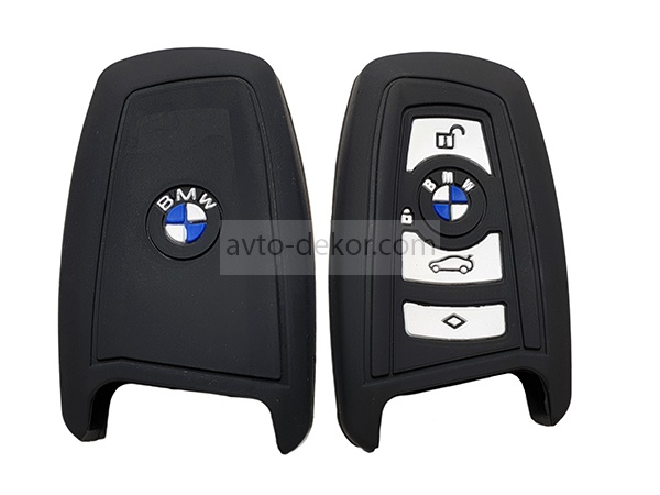 Чехол для ключа силиконовый BMW 3 кнопки  9225